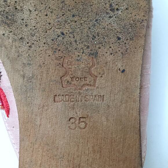 Pedder Embroidered Beaded Slip On Pointed Toe Flats 35 - Picture 9 of 9